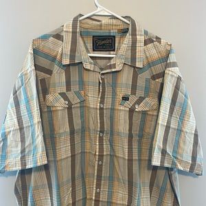 Howler Brothers short-sleeve snap shirt, XXL
